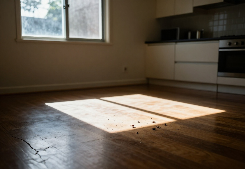 Termite damage in a Castle Hill home before treatment